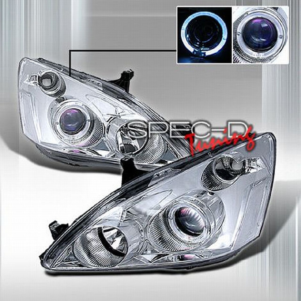 Scheinwerfer Honda Accord 03-06 2D Coupe Chrom