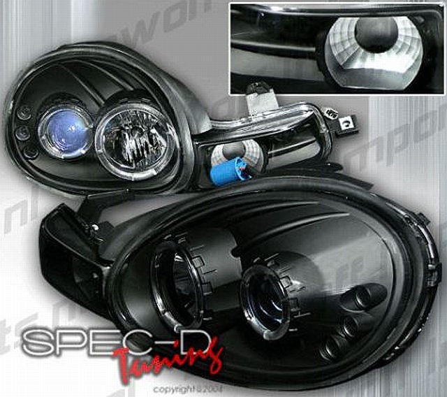 Scheinwerfer Dodge Neon Bj. 00-02 Schwarz