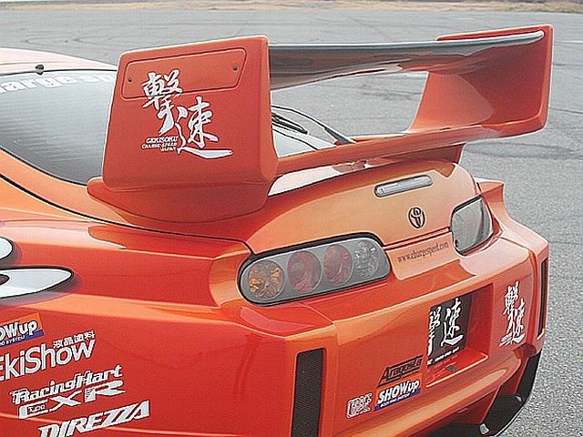 Chargespeed Super GT Style Heckspoiler Toyota Supra MKIV
