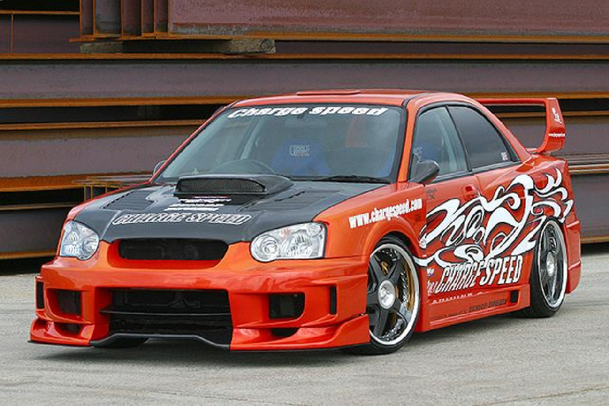 Chargespeed Breitbau Bodykit Subaru Impreza GDC/D/E 04-05 Super GT Style