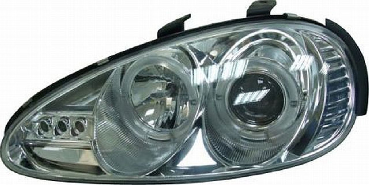 Angel Eyes Scheinwerfer Mazda MX3 Chrom