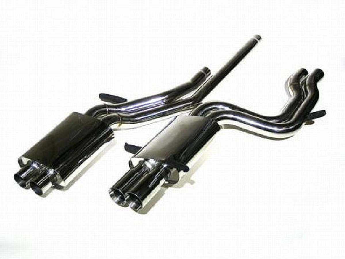 Edelstahl Auspuffanlage Audi S4 B5 97-02 2.7 V6 Edelstahl Auspuffanlage Audi S4 B5 97-02 2.7 V6