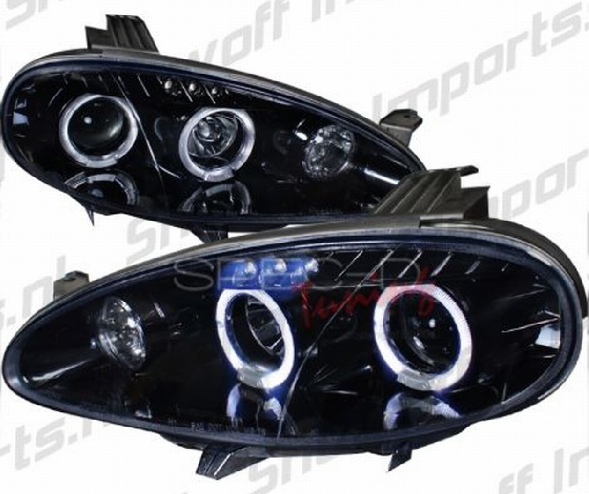 Dual Halo Style LED Scheinwerfer Mazda MX5 NB Facelift 01-05