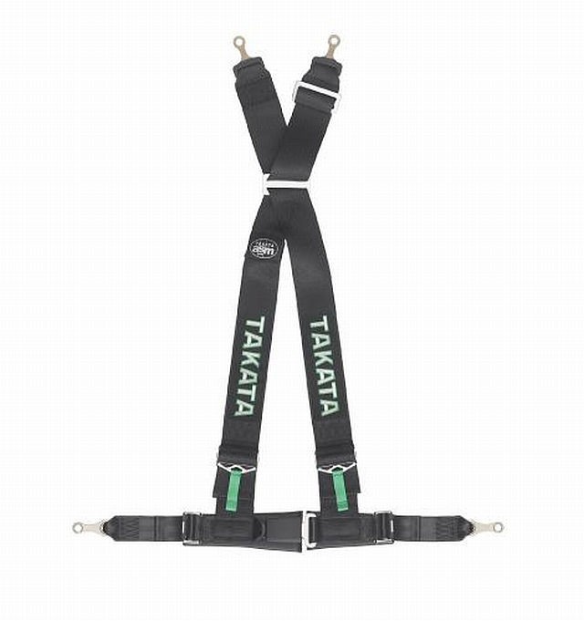 Takata Renn-Sicherheitsgurt DRIFT III 4-Point Black Bolt-on