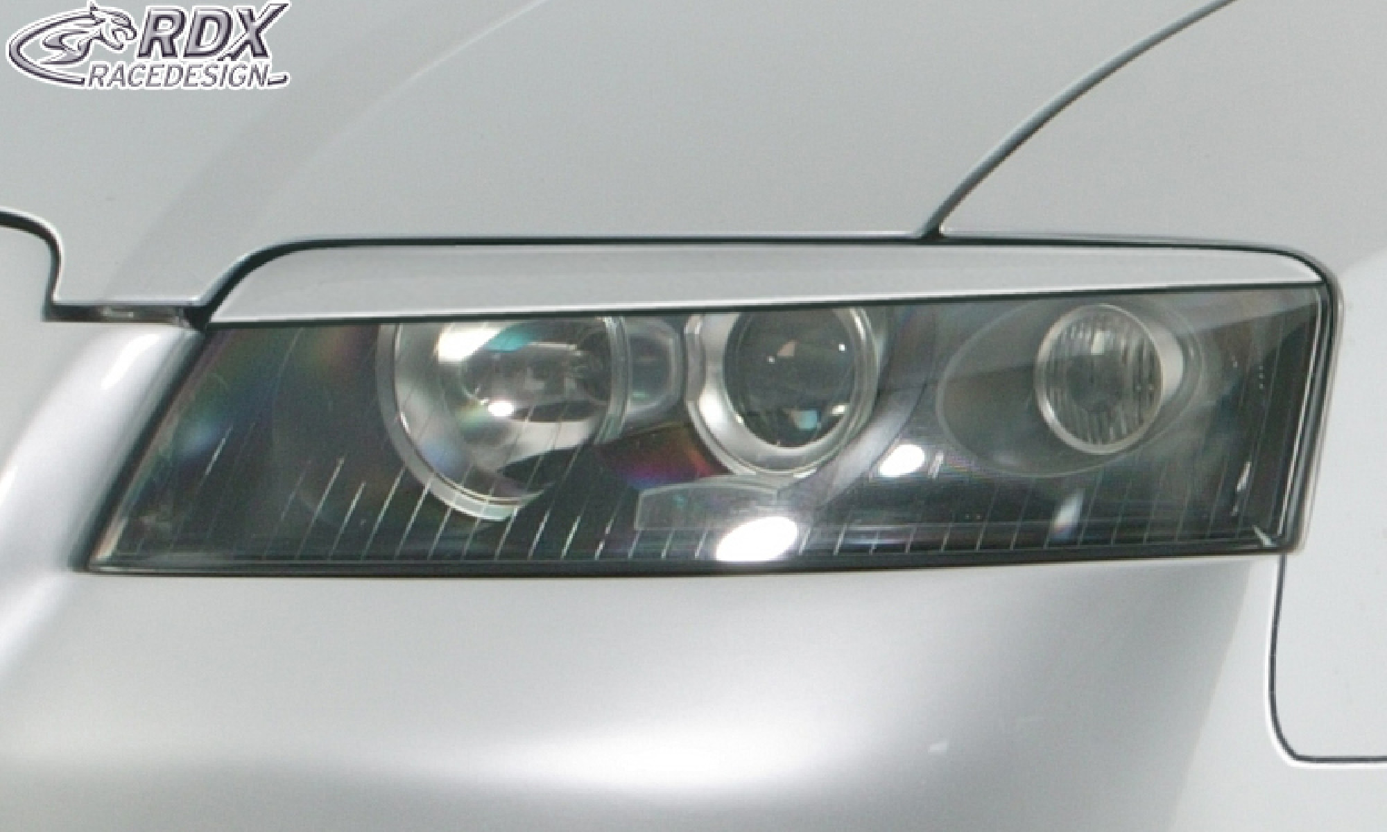 Scheinwerferblenden für AUDI A4 8H Cabrio Böser Blick Scheinwerferblenden für AUDI A4 8H Cabrio Böser Blick