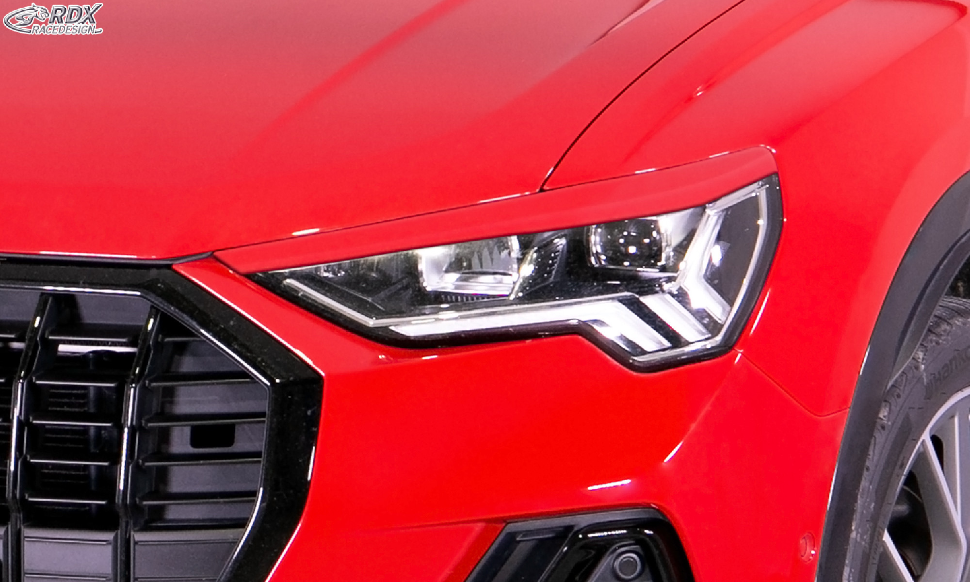 Scheinwerferblenden für AUDI Q3 F3 (2019+) Böser Blick