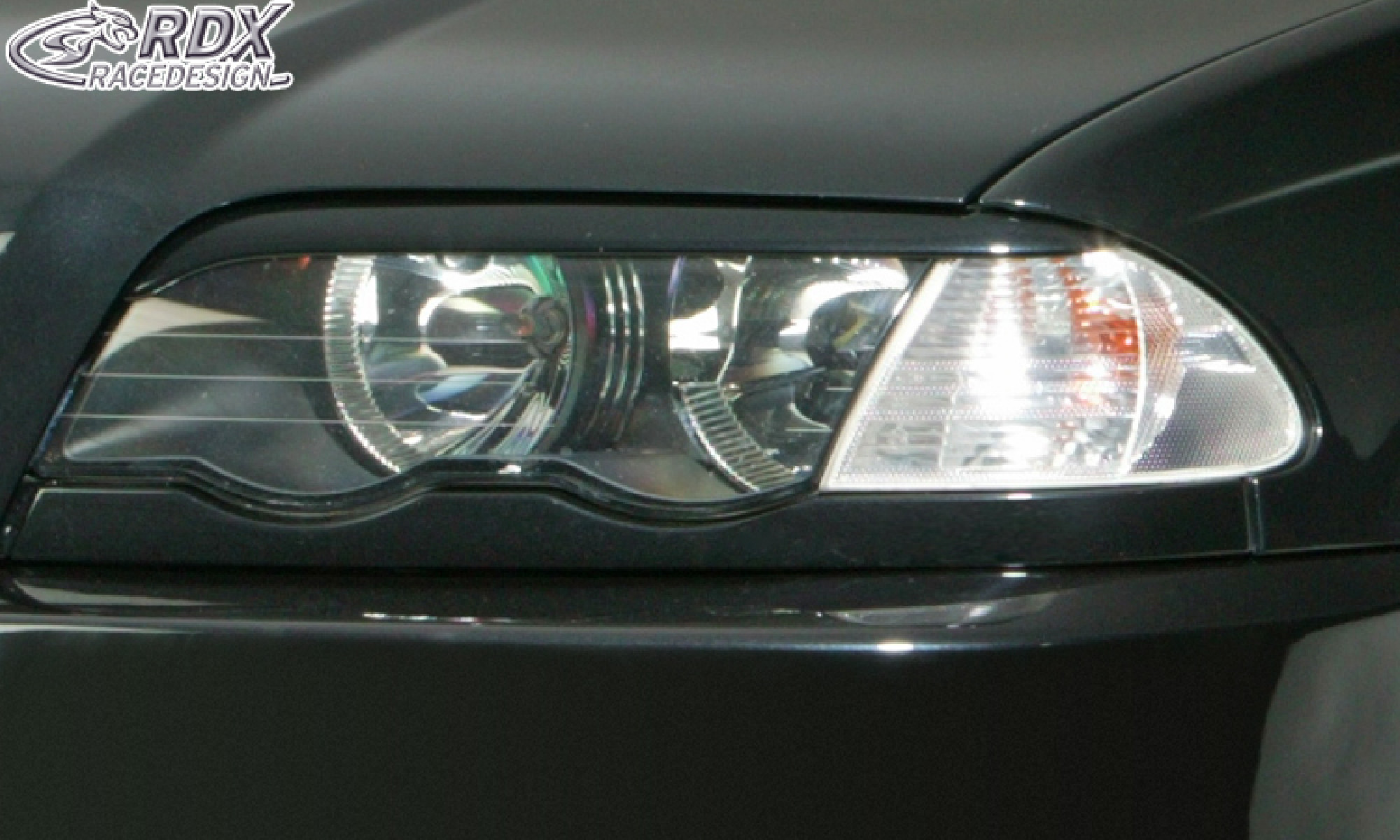 Scheinwerferblenden für BMW E46 Limo / Touring (-2002) Böser Blick