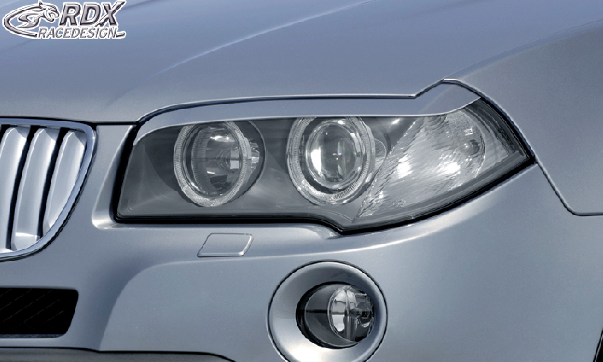 Scheinwerferblenden für BMW X3 E83 2003-2010 Böser Blick Scheinwerferblenden für BMW X3 E83 2003-2010 Böser Blick