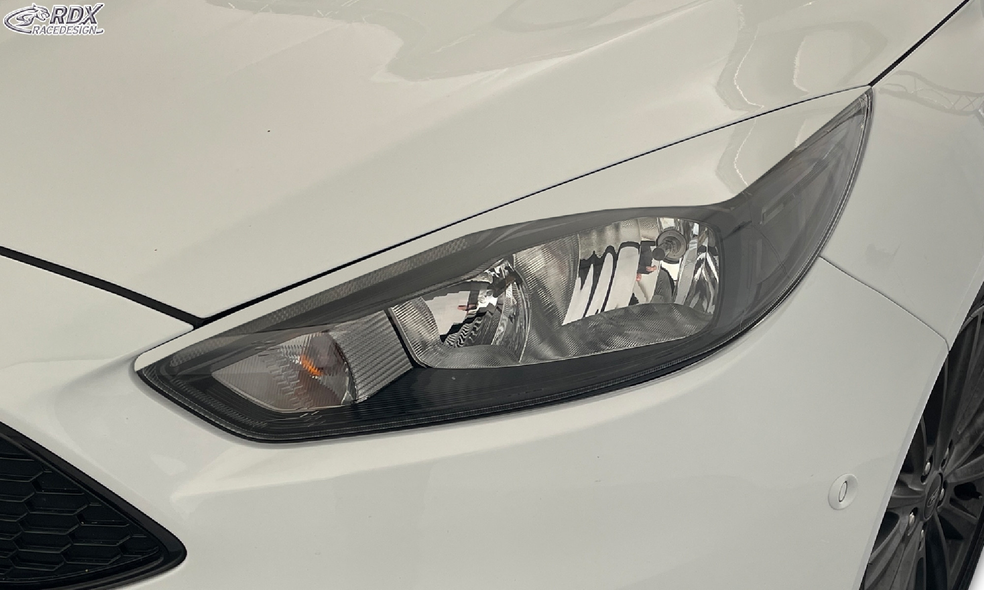 Scheinwerferblenden für FORD Focus 3 Facelift (2015-2018) Böser Blick