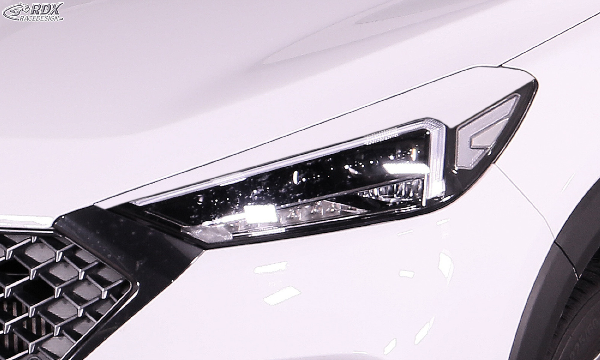 Scheinwerferblenden für HYUNDAI Tucson (TL, TLE / 2018+) Böser Blick
