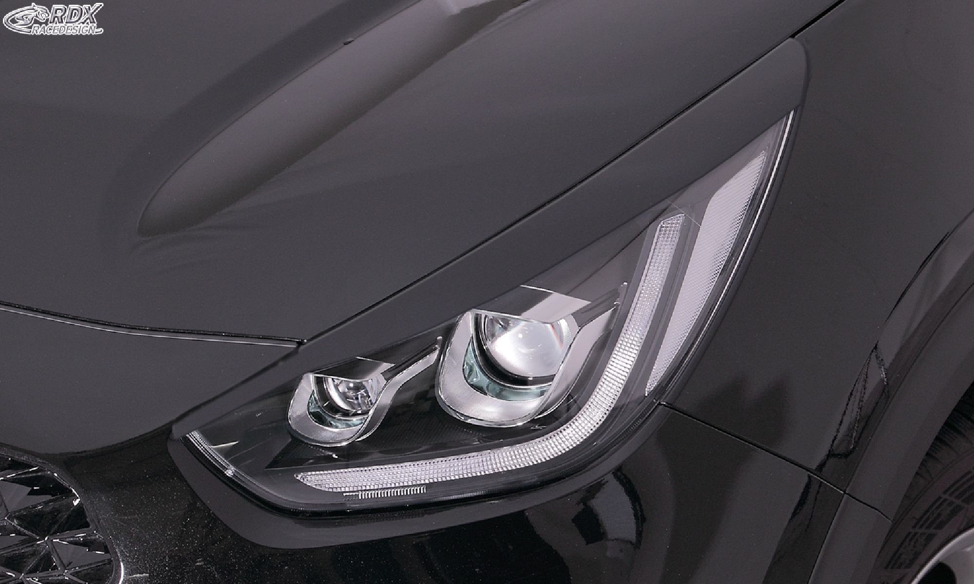 Scheinwerferblenden KIA Niro Typ DE Böser Blick