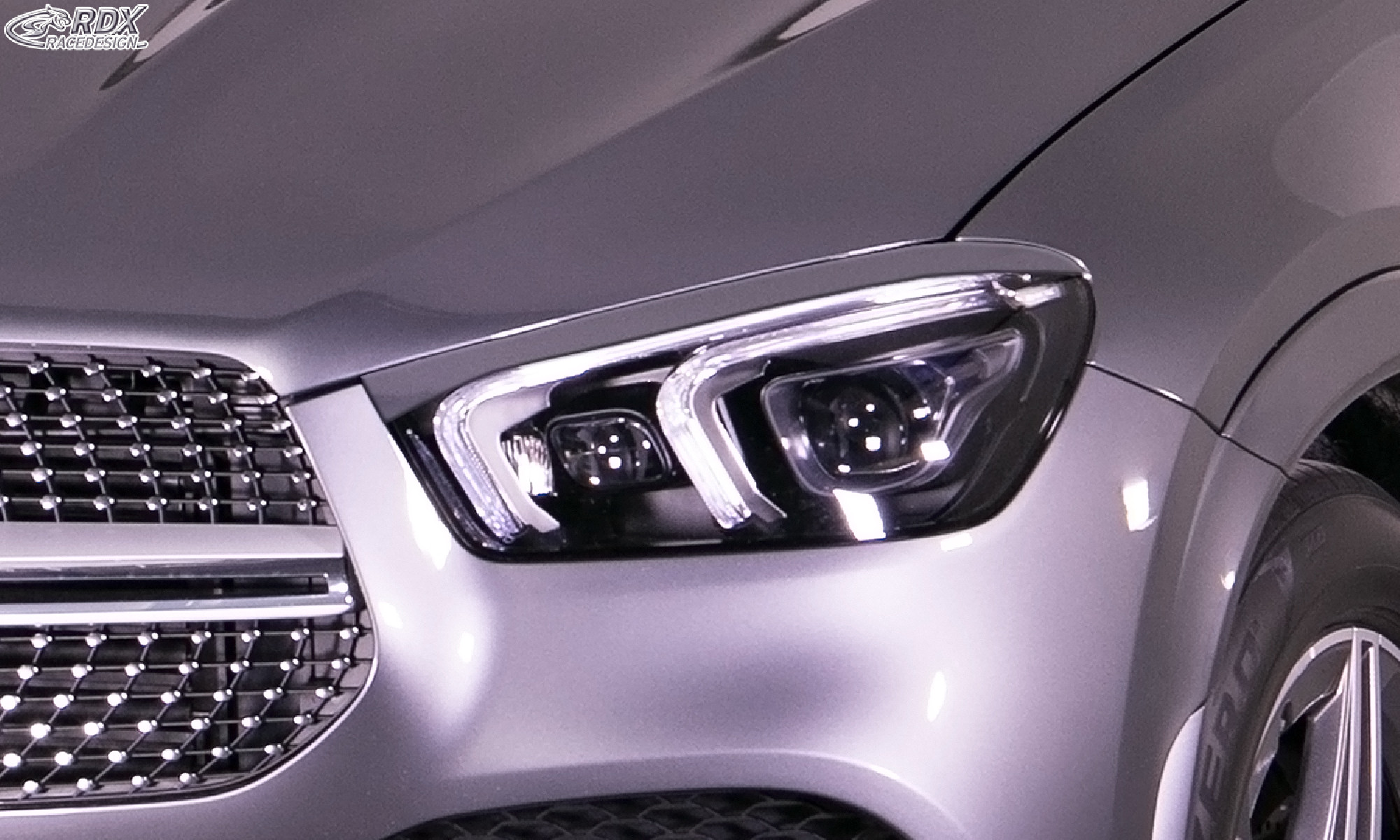Scheinwerferblenden geeignet für MERCEDES GLE 167 (2018+) Böser Blick