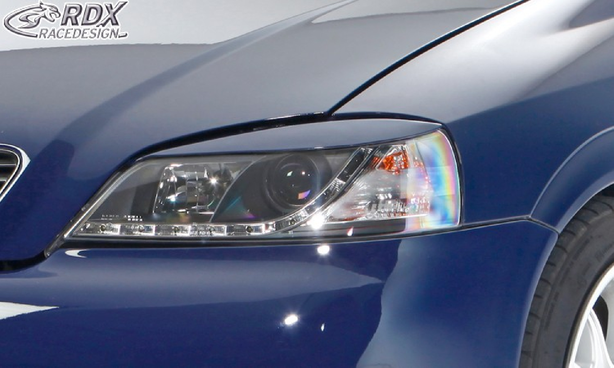 Scheinwerferblenden geeignet für OPEL Astra G Böser Blick