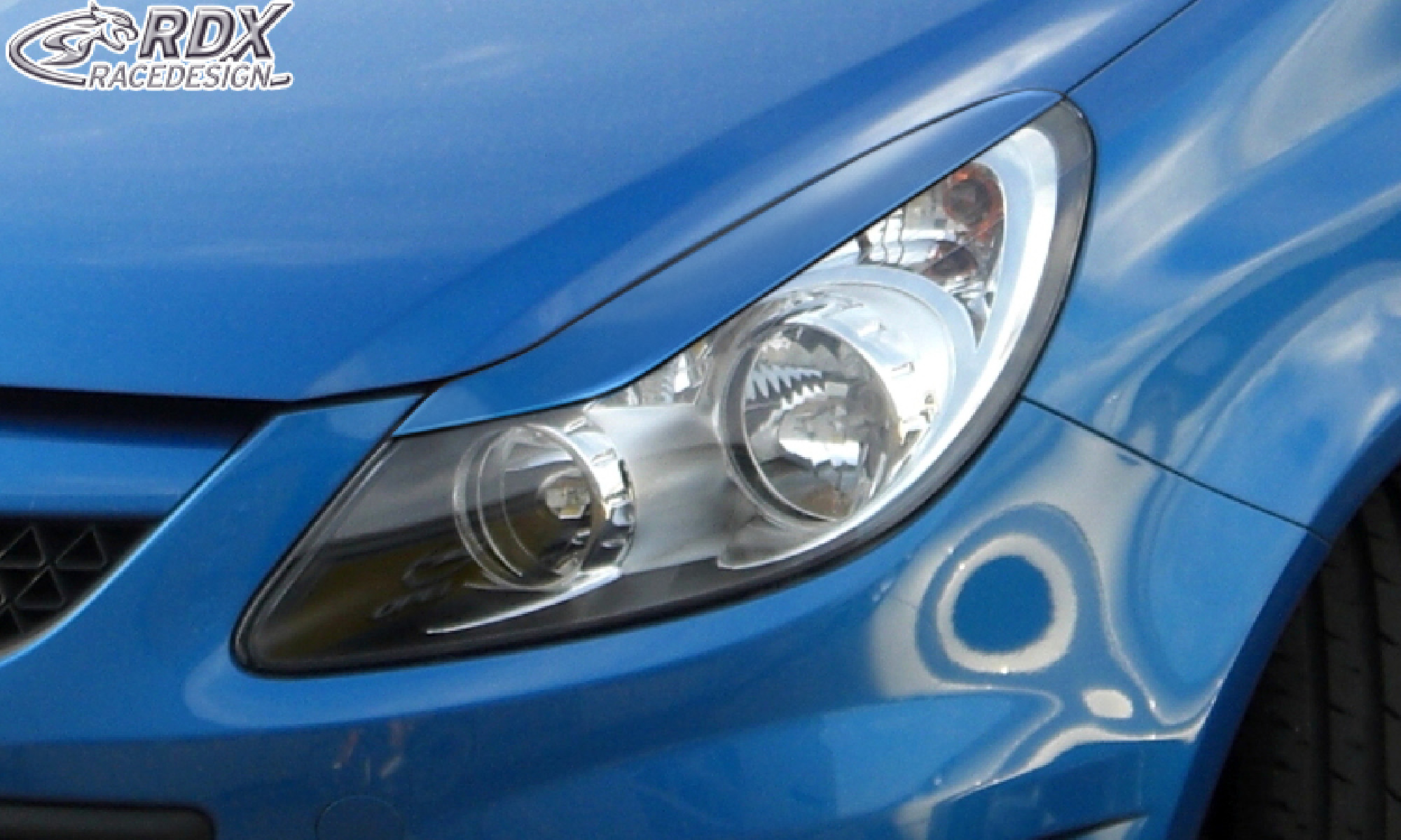 Scheinwerferblenden geeignet für OPEL Corsa D Böser Blick