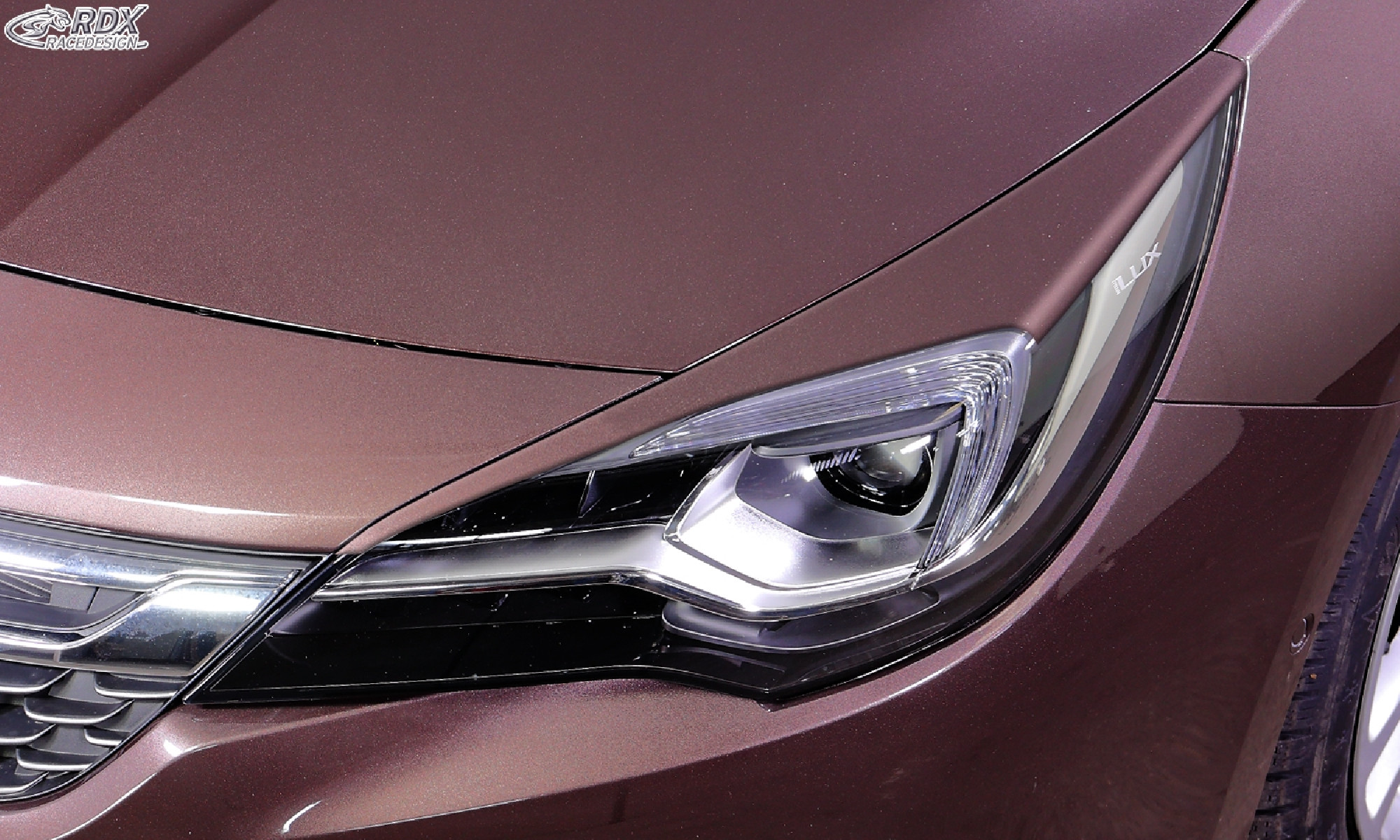 Scheinwerferblenden für OPEL Astra K (2015-2021) Böser Blick