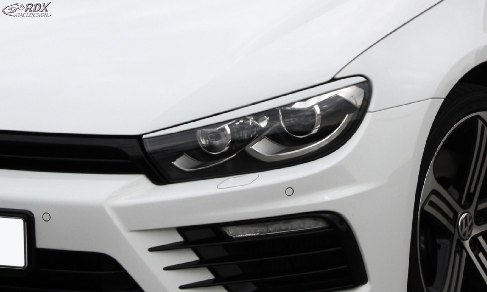 Scheinwerferblenden für VW Scirocco 3 (2014+) Böser Blick Scheinwerferblenden für VW Scirocco 3 (2014+) Böser Blick