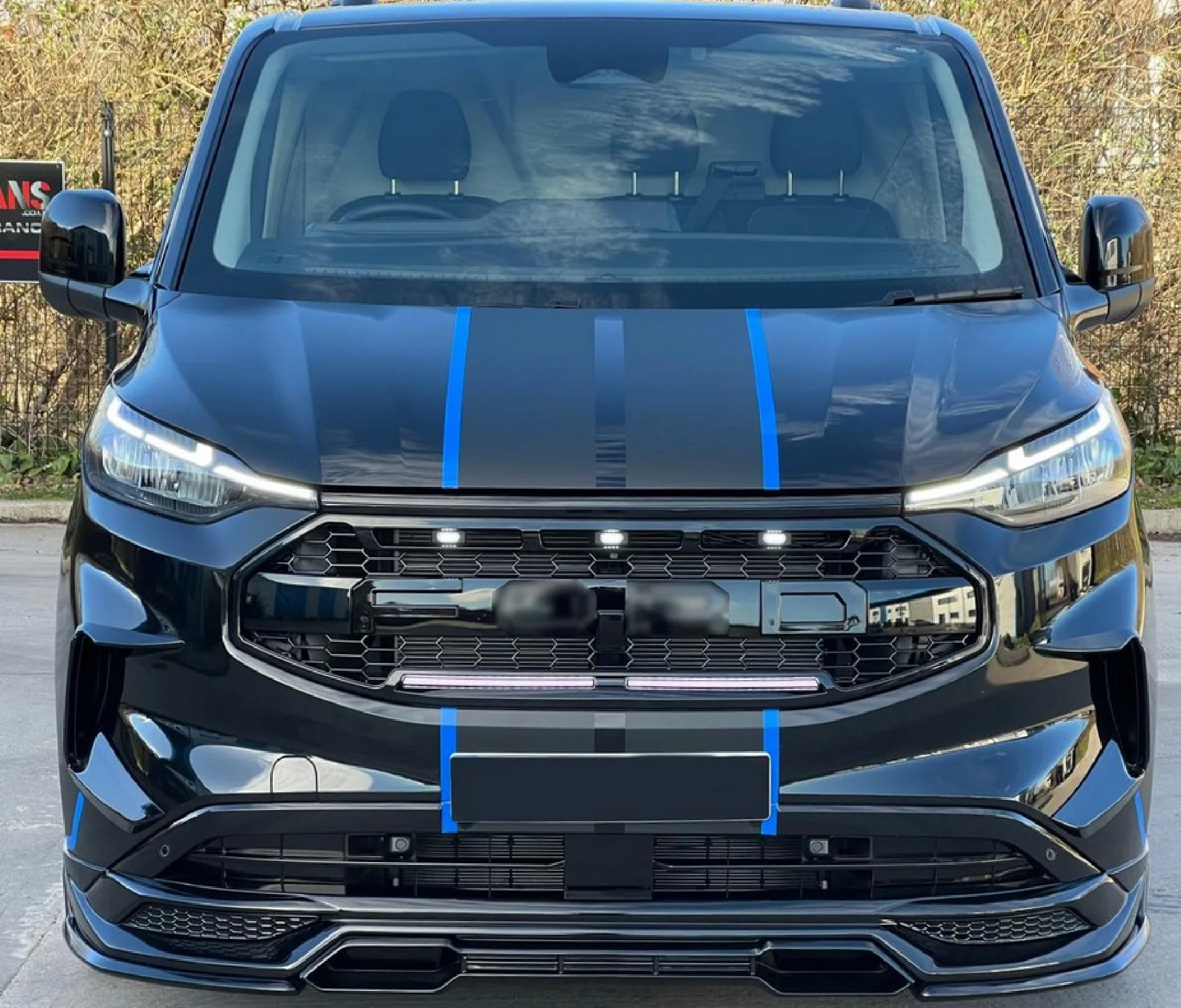 Ford Transit Custom LED Raptor look Grill 24+