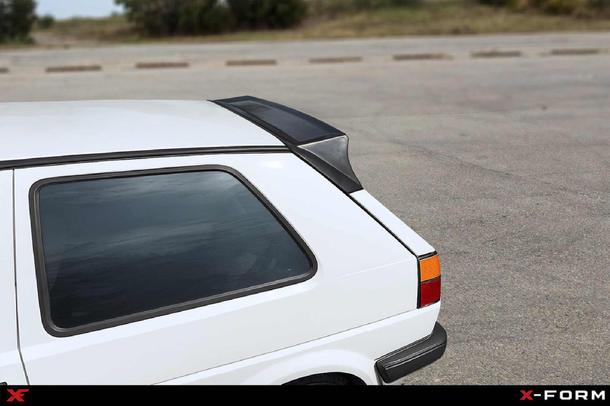 Dachspoiler Spoiler aus ABS plastik passend geeignet für VW Golf 2, Rear Spoiler