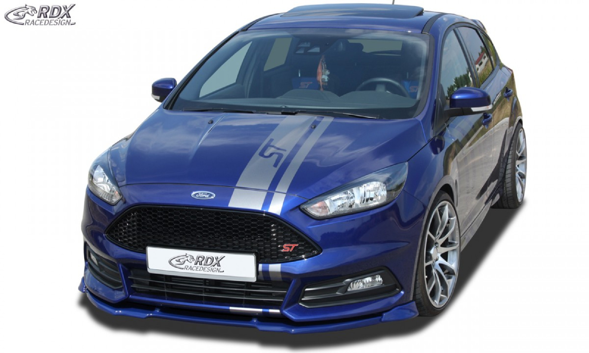 Frontspoiler für FORD Focus 3 ST Facelift (2015+) Frontlippe Front Ansatz Vorne Spoilerlippe