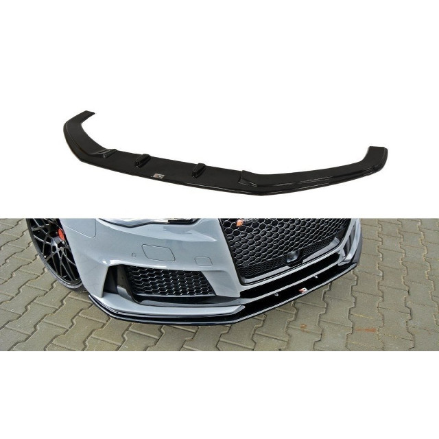 Cup Spoilerlippe Front Ansatz V.2 für Audi RS3 8V Sportback schwarz matt Cup Spoilerlippe Front Ansatz V.2 für Audi RS3 8V Sportback schwarz matt