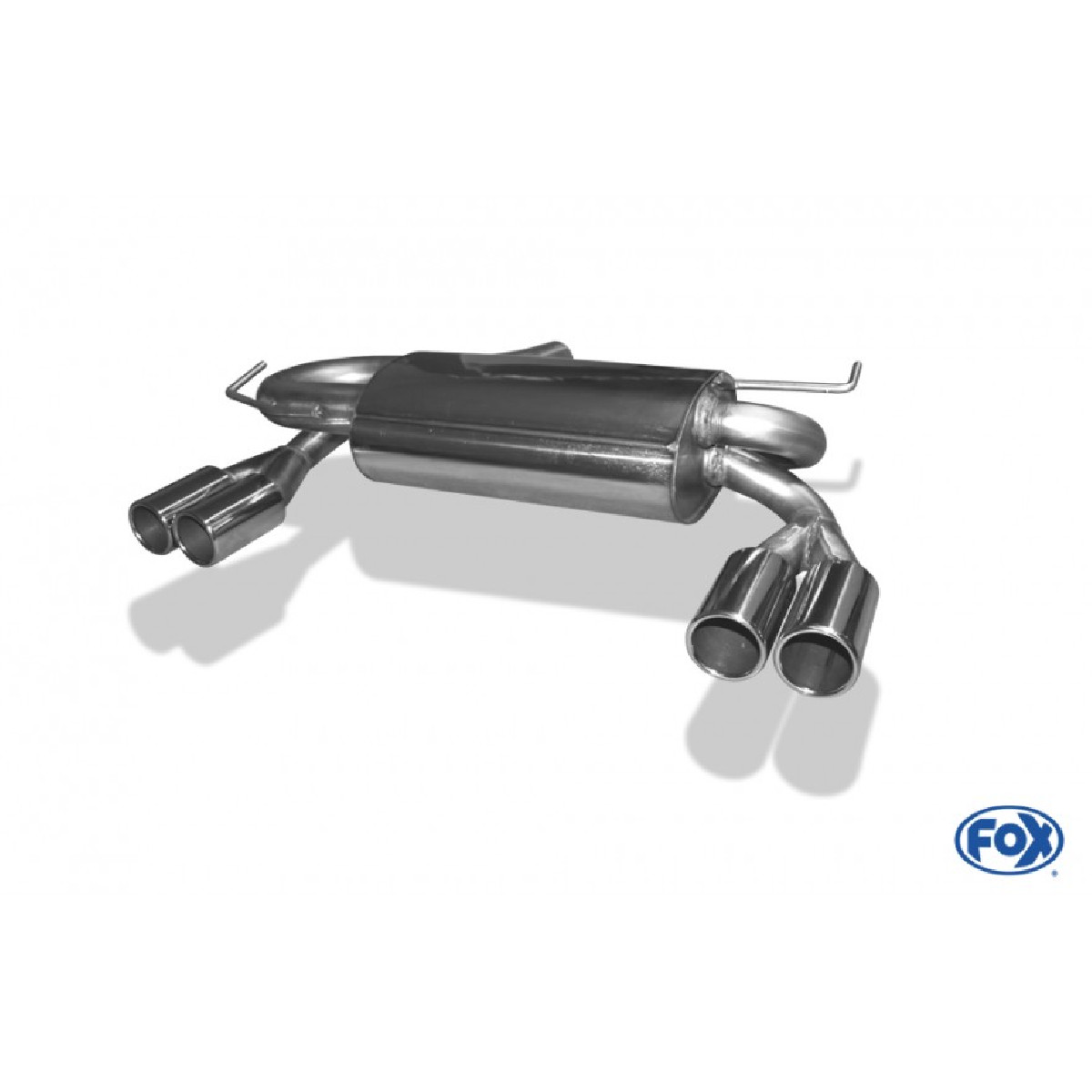 Audi A3 Typ 8L quattro Endschalldämpfer Ausgang rechts/links  63,5mm - 2x76