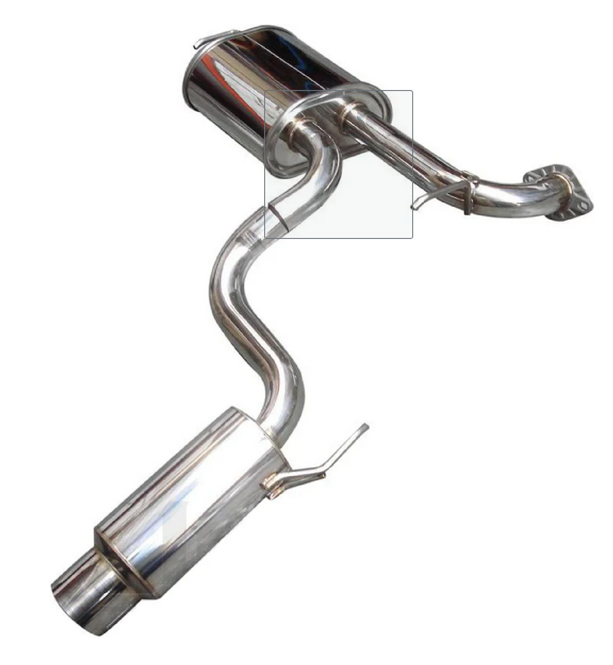 Toyota Celica 00+ T23 Q300 Auspuff System incl. TÜV Invidia