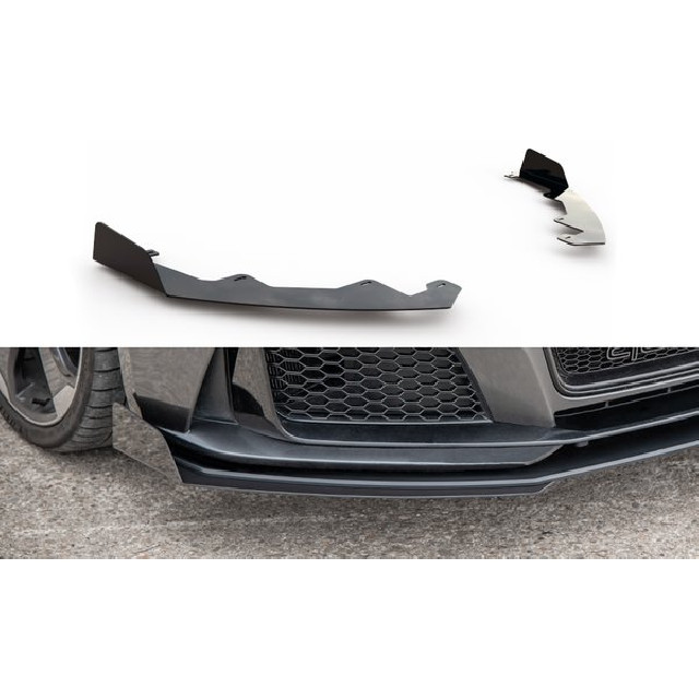 Front Stoßstangen Racing Flaps für Audi RS3 8V Sportback