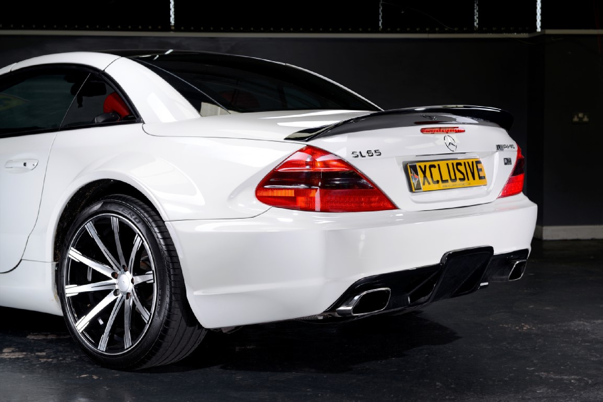  geeignet für Mercedes SL R230 bis SL65 Schwarz Serie Stil WIDE Body Kit