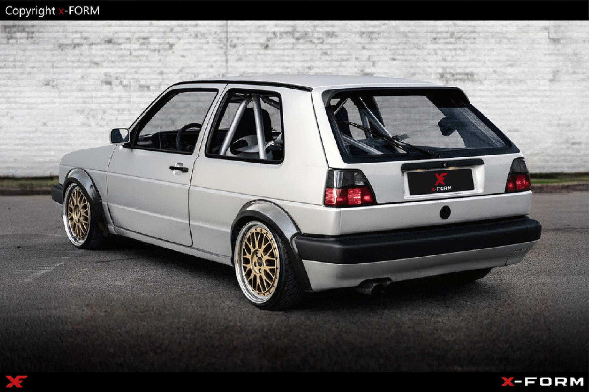  Volkswagen Golf II  Kotflügelverbreiterung (kein Original VW)