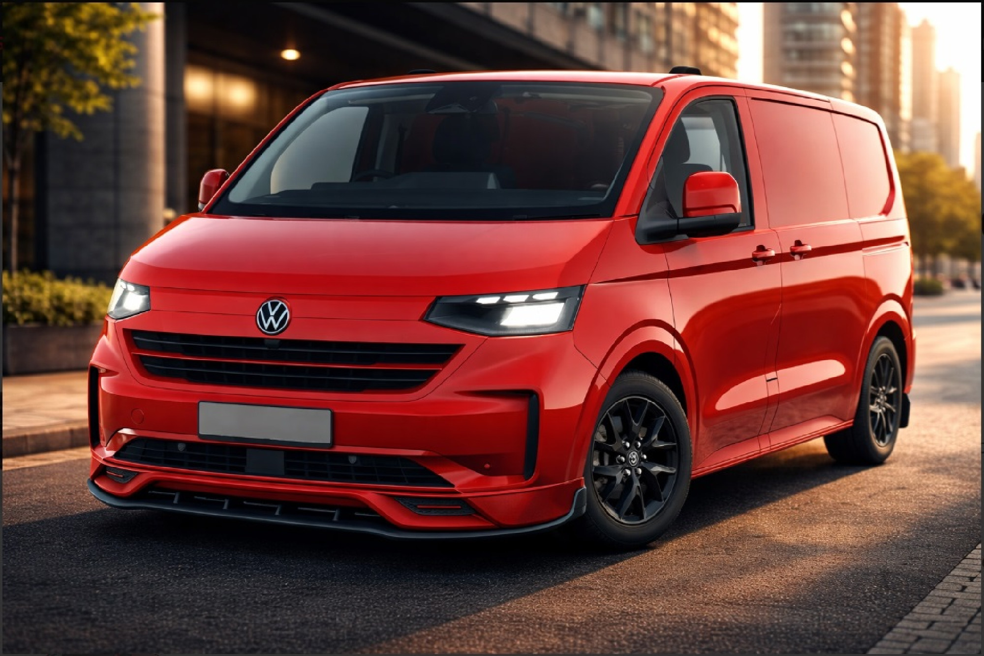 Frontlipppe V2  geeignet für VW T7 Transporter