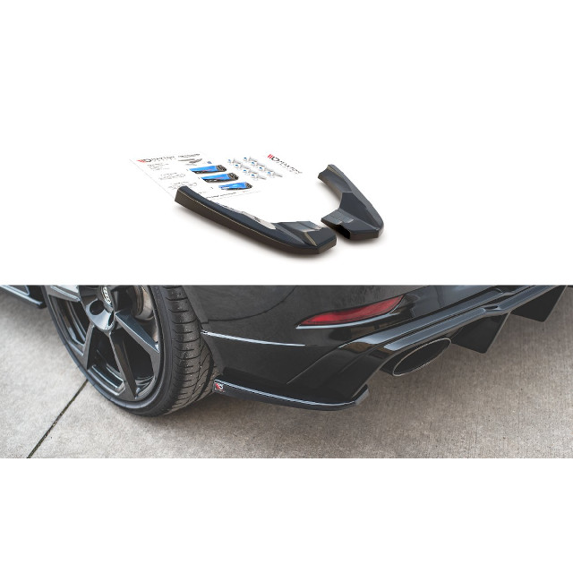 Heck Ansatz Flaps Diffusor V.2 für Audi RS3 8V Sportback Facelift schwarz matt Heck Ansatz Flaps Diffusor V.2 für Audi RS3 8V Sportback Facelift schwarz matt