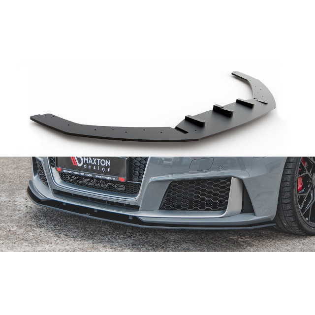 Robuste Racing Cup Spoilerlippe Front Ansatz für Audi RS3 8V Sportback