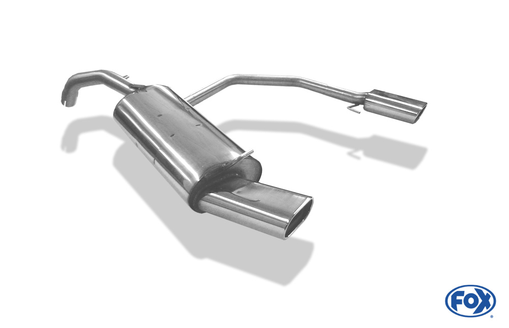 FOX VW Beetle Typ 1C/ 9C  Endschalldämpfer Ausgang rechts/links - 135x80 Typ 53 rechts/links 