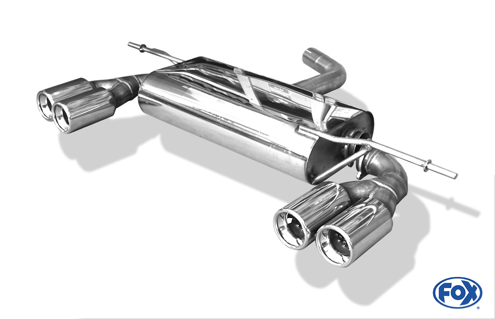 VW Eos  1F Endschalldämpfer Ausgang rechts/links  - 2x80 Typ 13 rechts/links