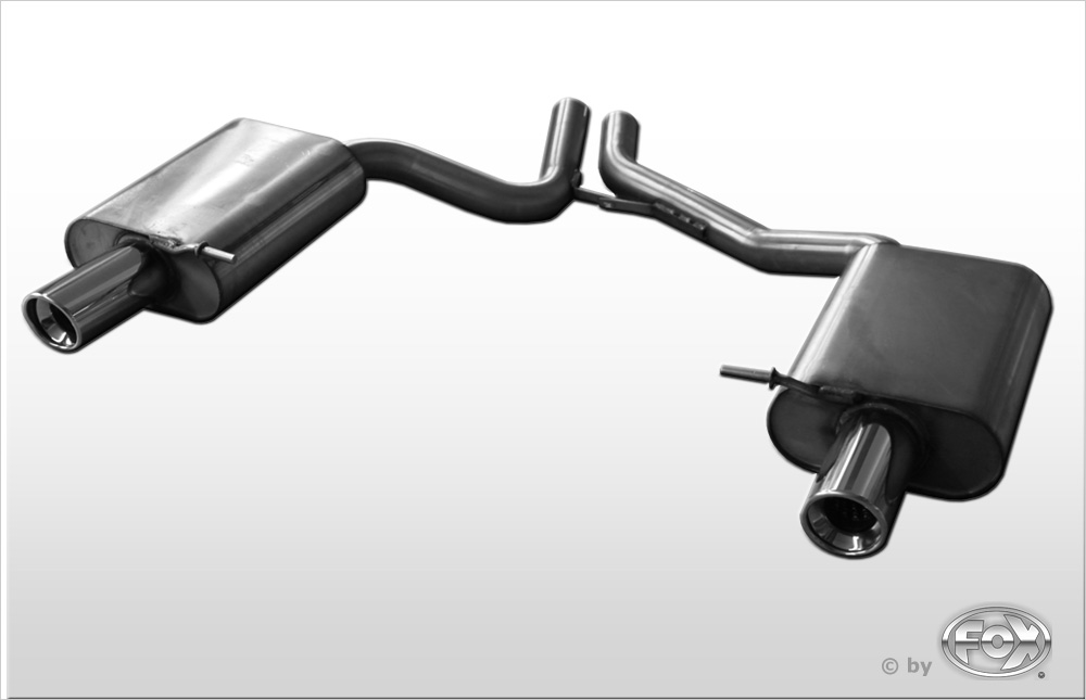 FOX Audi S4 B6  Endschalldämpfer rechts/links - 1x100 Typ 17 rechts/links