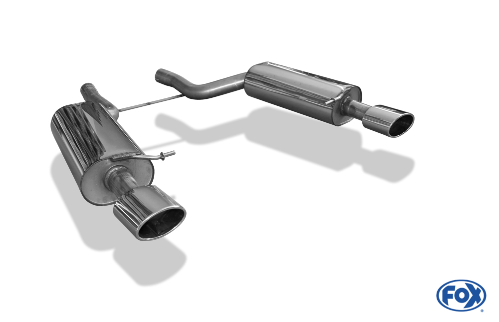 FOX Audi RS6 4B  Endschalldämpfer 70mm rechts/links - 140x90 Typ 32 rechts/links