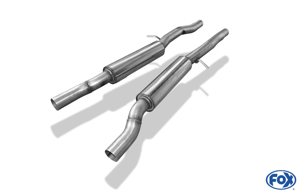 FOX Audi A6 Typ 4F quattro 4,2l  Vorschalldämpfer rechts/links Ø63,5mm