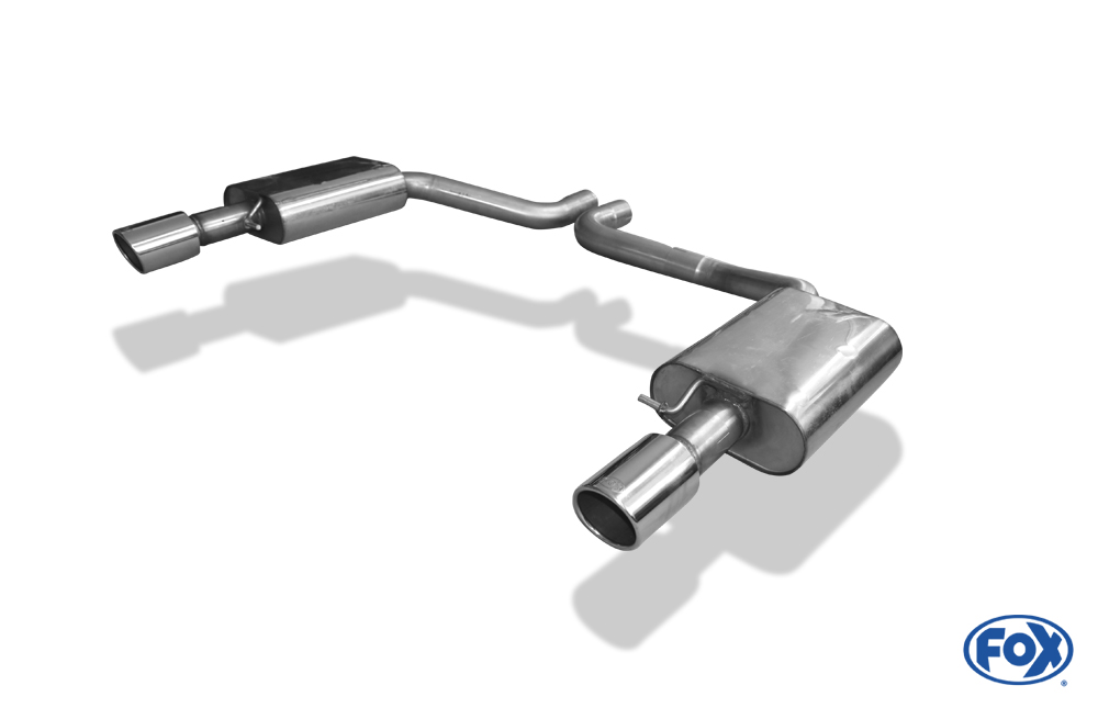 FOX Audi A8 Typ 4H  Endschalldämpfer rechts/links - 1x100 Typ 16 rechts/links