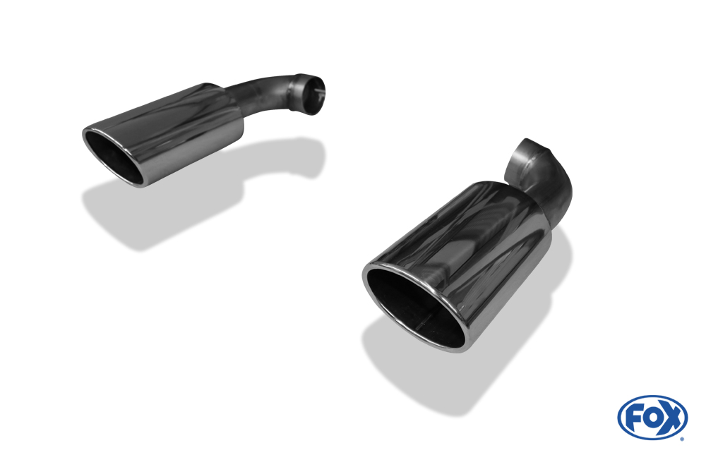 FOX Audi Q7  Endrohrpaar zum Aufstecken - 129x106 Typ 32 rechts/links