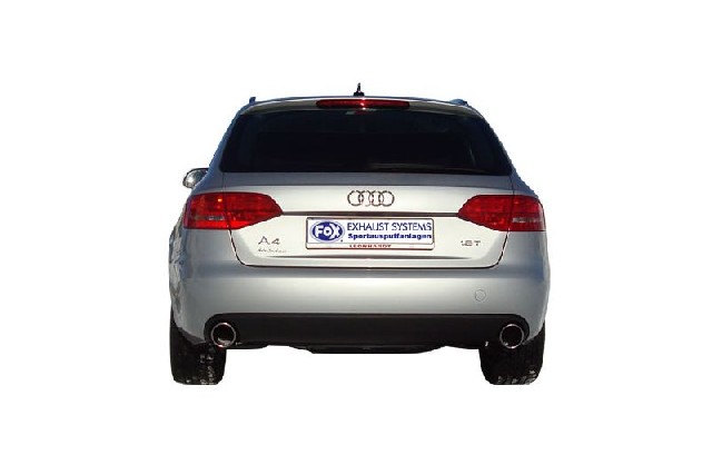 FOX Audi A4/A5 Typ B8 - 2,0l TFSI Endschalldämpfer rechts/links einflutig inkl. Y-Adapterrohr Ø65mm innen - 1x100 Typ 16 rechts/links FOX Audi A4/A5 Typ B8 - 2,0l TFSI Endschalldämpfer rechts/links einflutig inkl. Y-Adapterrohr Ø65mm innen - 1x100 Typ 16 rechts/links