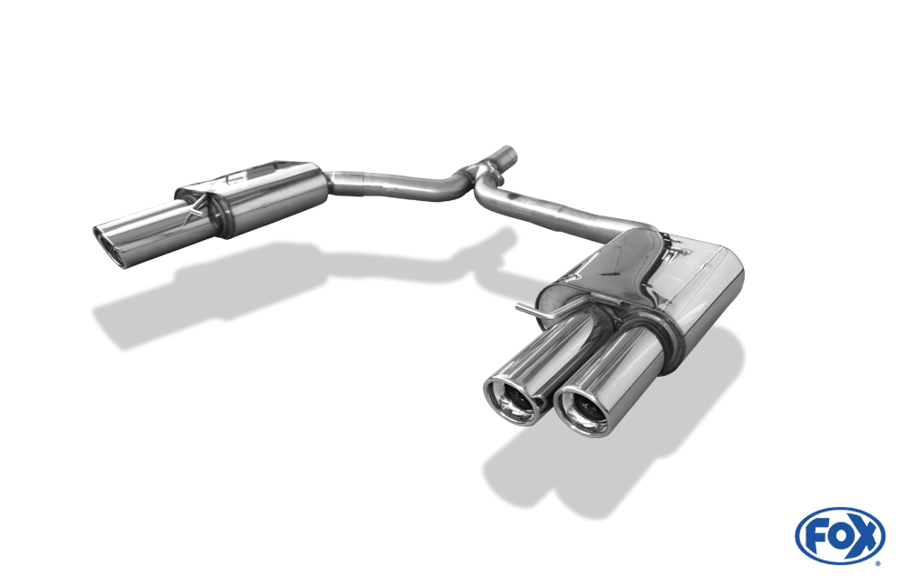 FOX Audi A5 Sportback  Endschalldämpfer rechts/links für 2-Rohr zweiflutig - 2x90 Typ 17 rechts/links