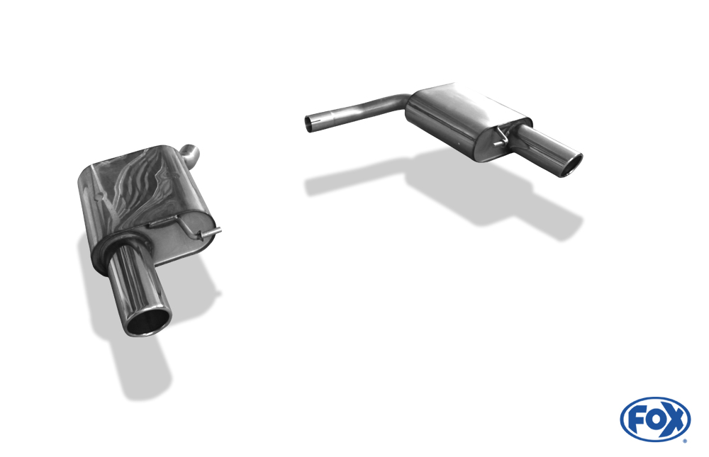 FOX Audi Q5 - 2,0l  Endschalldämpfer rechts/links - 1x90 Typ 16 rechts/links
