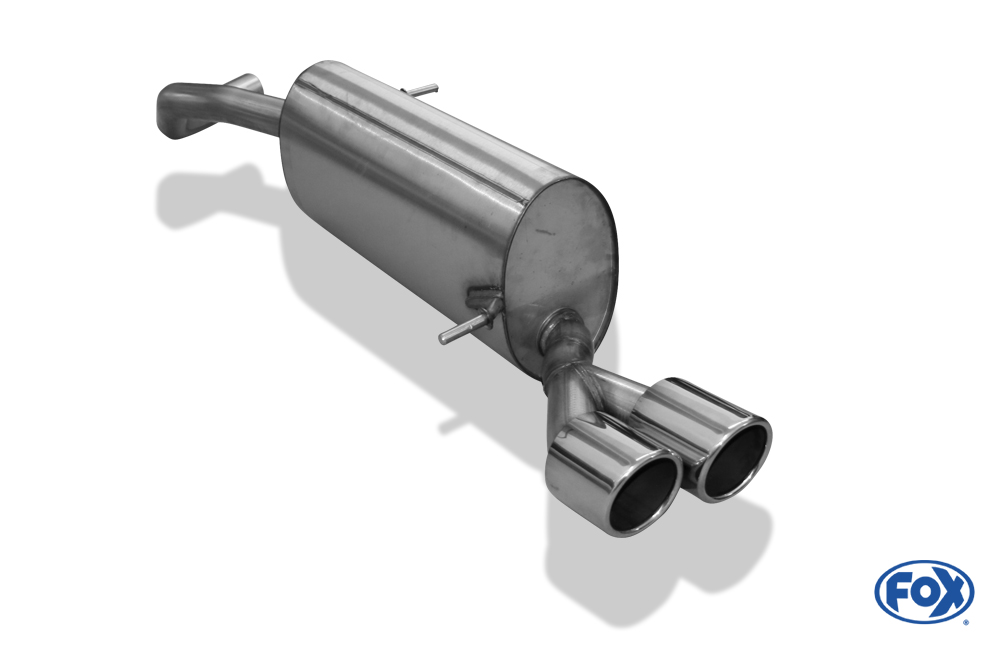 FOX Audi A1  Endschalldämpfer - 2x90 Typ 16