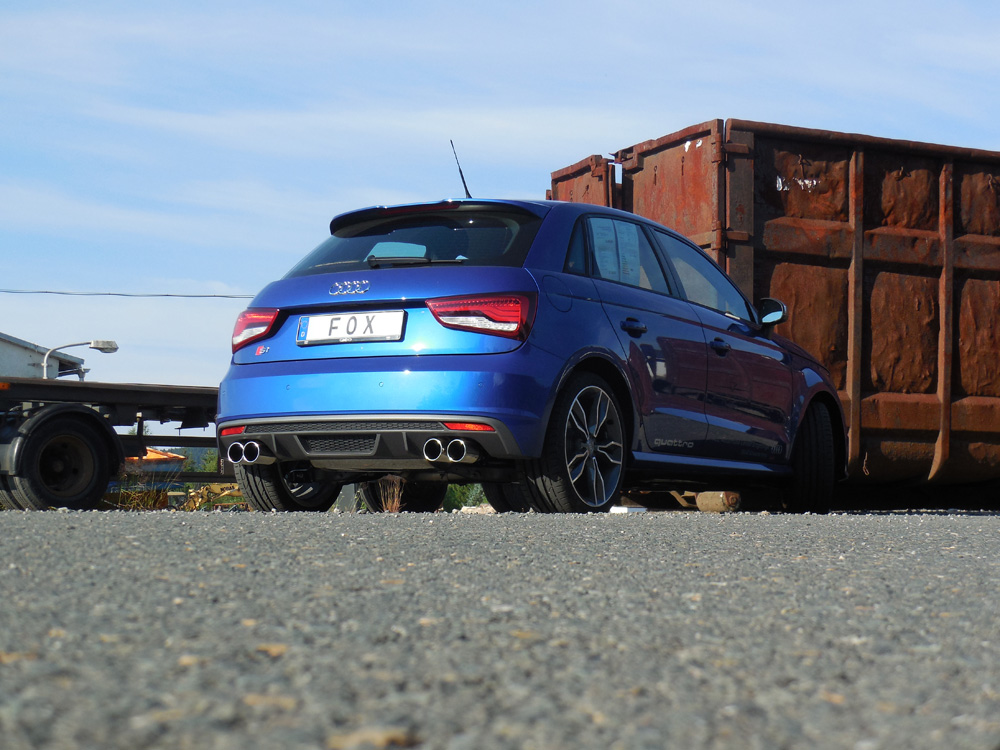 Audi S1 quattro Endschalldämpfer Ausgang rechts/links - 2x90 Typ 12 rechts/links