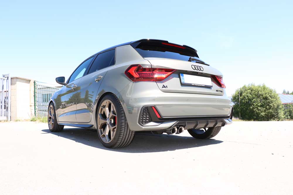 Audi A1 40TFSI Endschalldämpfer - 2x76