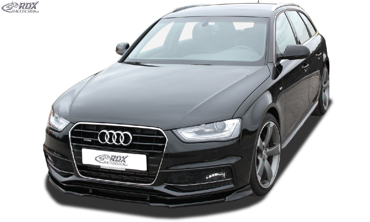 Frontspoiler AUDI A4 B8 Facelift 2011+ (S-Line- bzw. S4-Frontstoßstange) Frontlippe Front Ansatz Vorne Spoilerlippe