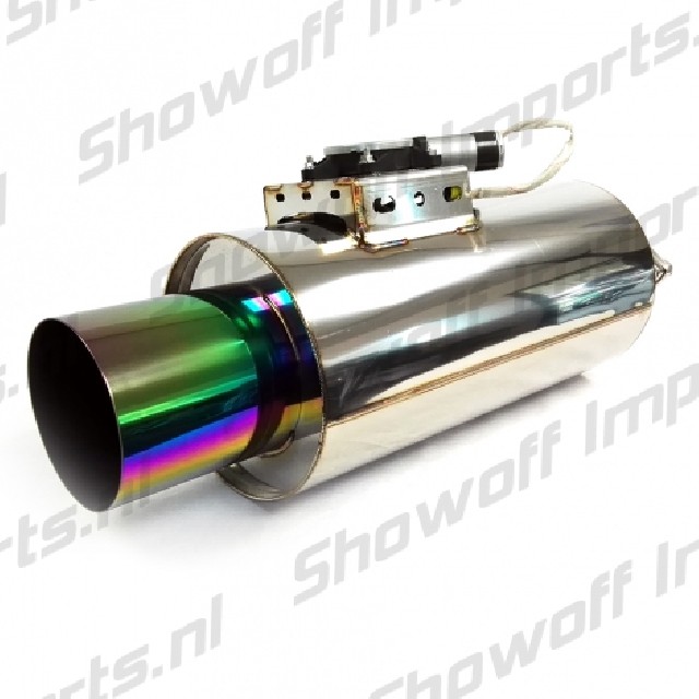 Remote Control Exhaust Muffler With Valve 3