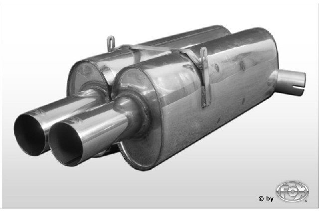 FOX BMW E36 316/ 318/ 320/ 323/ 325/ 328 Endschalldämpfer Doppelbox - 2x76 Typ 10 FOX BMW E36 316/ 318/ 320/ 323/ 325/ 328 Endschalldämpfer Doppelbox - 2x76 Typ 10