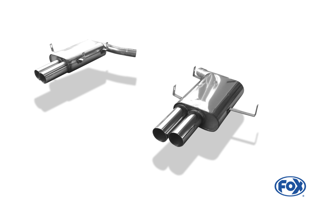FOX BMW E39 M5  Endschalldämpfer rechts/links - 2x80 Typ 10 rechts/links
