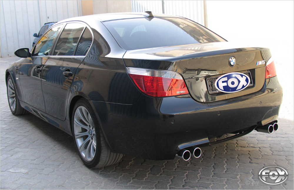 FOX BMW E60 M5  Endschalldämpfer rechts/links - 2x80 Typ 13 rechts/links